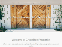 Tablet Screenshot of greentreeproperties.net